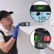 Kép 3/8 - Qoltec Nagy pontosságú lézeres távolságmérő buborékos szintezővel | Háttérvilágítású LCD | 50m