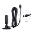 Kép 2/5 - Qoltec DVB-T2 TV antenna fekete színben
