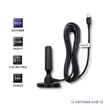 Kép 3/5 - Qoltec DVB-T2 TV antenna fekete színben