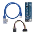 Kép 2/2 - Qoltec PCI-E 1x-16x riser USB 3.0 bányászathoz