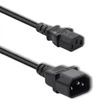 Kép 1/2 - Qoltec IEC C13/C14 hosszabbító kábel 1.8m