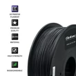 Kép 4/8 - Qoltec Professzionális ABS PRO 3D filament fekete színben