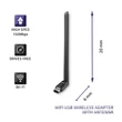 Kép 2/6 - Qoltec vezeték nélküli WiFi USB adapter külső antennával