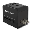 Kép 4/6 - Qoltec univerzális utazó adapter 2xUSB és 10.5W teljesítmény