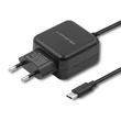 Kép 1/4 - Qoltec 12W fekete USB-C töltő