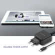 Kép 4/4 - Qoltec 12W fekete USB-C töltő