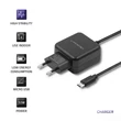 Kép 3/4 - Qoltec 5V 2.4A MicroUSB töltő fekete színben