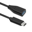 Kép 1/5 - Qoltec USB 3.1 C férfi - USB 3.0 A női kábel 0,2m