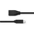 Kép 4/5 - Qoltec USB 3.1 C férfi - USB 3.0 A női kábel 0,2m