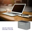 Kép 7/10 - Qoltec HDD/SSD dokkoló állomás ezüst színben