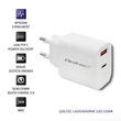 Kép 3/7 - Qoltec 18W fehér töltő USB Type C PD és QC 3.0