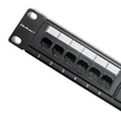 Kép 2/4 - Qoltec 24 portos fekete patch panel cat.6 UTP