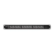 Kép 1/4 - Qoltec 12 portos fekete patch panel PoE