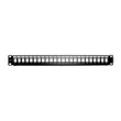 Kép 1/5 - Qoltec 24 portos fekete UTP patch panel