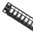 Kép 2/5 - Qoltec 24 portos fekete UTP patch panel