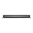 Kép 3/5 - Qoltec 24 portos fekete UTP patch panel