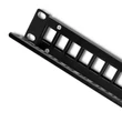 Kép 4/5 - Qoltec 24 portos fekete UTP patch panel