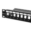 Kép 5/5 - Qoltec 24 portos fekete UTP patch panel