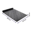 Kép 4/5 - Qoltec 490x433 mm szerelhető polc RACK-hez