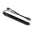 Kép 4/7 - Qoltec 1U PDU elosztó RACK szekrényhez