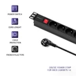 Kép 5/7 - Qoltec 1U PDU elosztó RACK szekrényhez 16A