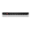 Kép 6/7 - Qoltec 1U PDU elosztó RACK szekrényhez 16A