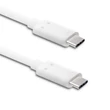 Kép 1/10 - Qoltec USB 3.1 típusú C férfi kábel 1m fehér színben