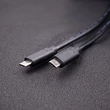 Kép 3/3 - Qoltec USB 3.1 típusú C férfi kábel 1m fekete színben