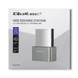 Kép 10/10 - Qoltec HDD/SSD dokkoló állomás ezüst színben