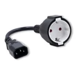 Kép 5/5 - Qoltec IEC 320 C14/SCHUKO adapterkábel 0,15 m