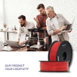 Kép 2/9 - Qoltec Professzionális PLA PRO filament 1.75 mm Piros