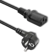 Kép 1/6 - Qoltec IEC C13/SCHUKO tápkábel 1.5m hosszúságban