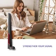 Kép 2/7 - Qoltec 5dBi Wi-Fi antenna körsugárzó fekete és piros színben