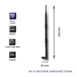 Kép 5/7 - Qoltec 2.4GHz 9dBi mindenirányú Wi-Fi antenna