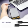 Kép 2/10 - Qoltec USB 2.0 C típusú férfi kábel 3m fekete színben
