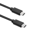 Kép 3/10 - Qoltec USB 2.0 C típusú férfi kábel 3m fekete színben