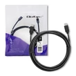 Kép 1/9 - Qoltec USB 3.1 Type C férfi kábel 1,4m fekete színben