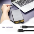 Kép 2/10 - Qoltec USB 3.1 típusú C férfi kábel 2m fekete