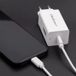 Kép 4/10 - Qoltec USB 2.0 C típusú kábel fehér színben 1,4m