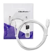 Kép 1/10 - Qoltec USB 2.0 C típusú kábel 2m fehér színben