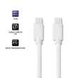 Kép 5/10 - Qoltec USB 2.0 C típusú kábel 2m fehér színben