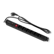 Kép 4/7 - Qoltec 19" RACK túlfeszültségvédős elosztó 16A