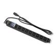 Kép 3/8 - Qoltec 19" RACK elosztó 10A 8xIEC C13