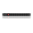 Kép 6/7 - Qoltec 19" RACK elosztó 1U 10A PDU
