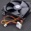 Kép 2/7 - Qoltec ForceFan 6000 RPM 120mm ventilátor fekete színben