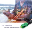 Kép 2/5 - Qoltec SC/APC száloptikai gyorscsatlakozó 3,0 mm