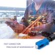 Kép 2/5 - Qoltec SC/UPC száloptikai gyorscsatlakozó 3.0mm