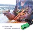 Kép 2/5 - Qoltec SC/APC gyors száloptikai csatlakozó 10 db-os készlet