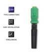 Kép 4/5 - Qoltec SC/APC gyors száloptikai csatlakozó 10 db-os készlet