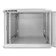 Kép 8/10 - Qoltec 19" RACK szekrény edzett üvegajtóval szürke színben